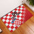 Custom Croatia Checkerboard Rubber Doormat With Coat Of Arms - Wonder Print Shop