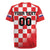 Custom Croatia Checkerboard Rugby Jersey With Coat Of Arms - Wonder Print Shop