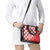 Custom Croatia Checkerboard Shoulder Handbag With Coat Of Arms