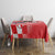 Custom Croatia Checkerboard Tablecloth With Coat Of Arms - Wonder Print Shop