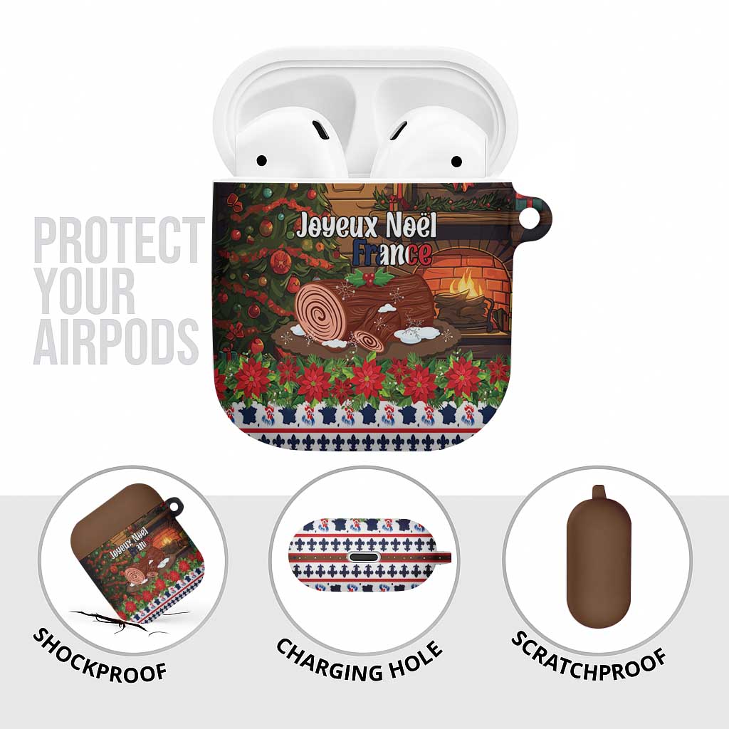 France Christmas AirPods Case Buche De Noel - Wonder Print Shop