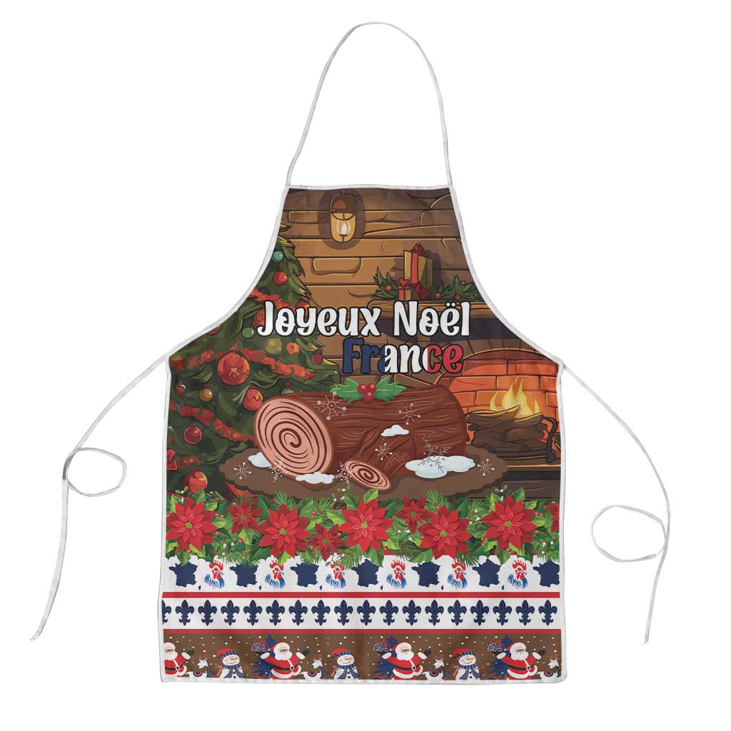 France Christmas Apron Buche De Noel - Wonder Print Shop