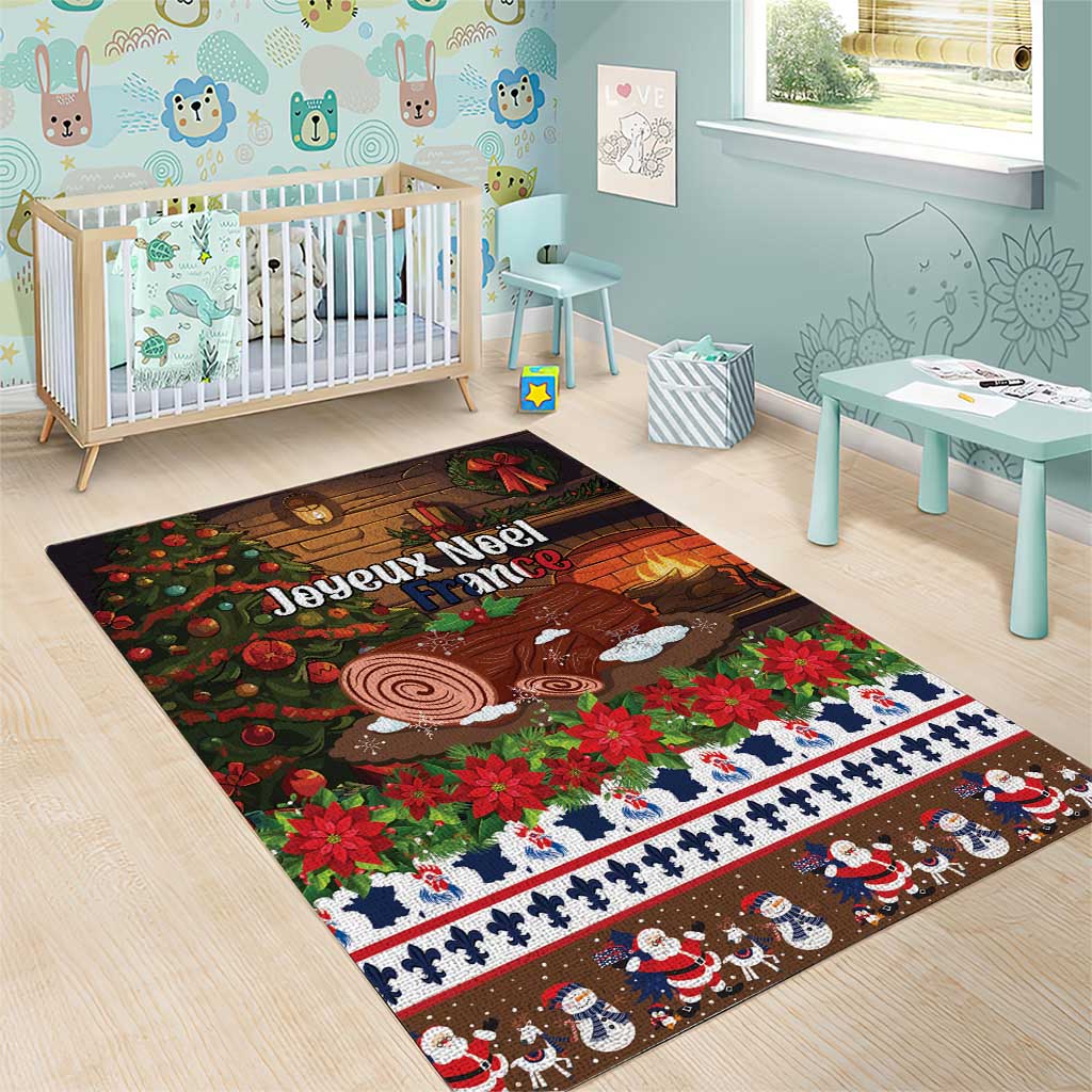 France Christmas Area Rug Buche De Noel - Wonder Print Shop
