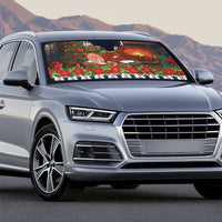 France Christmas Auto Sun Shade Buche De Noel - Wonder Print Shop