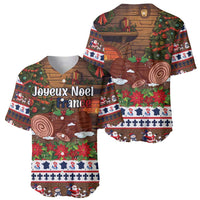 France Christmas Baseball Jersey Buche De Noel - Wonder Print Shop