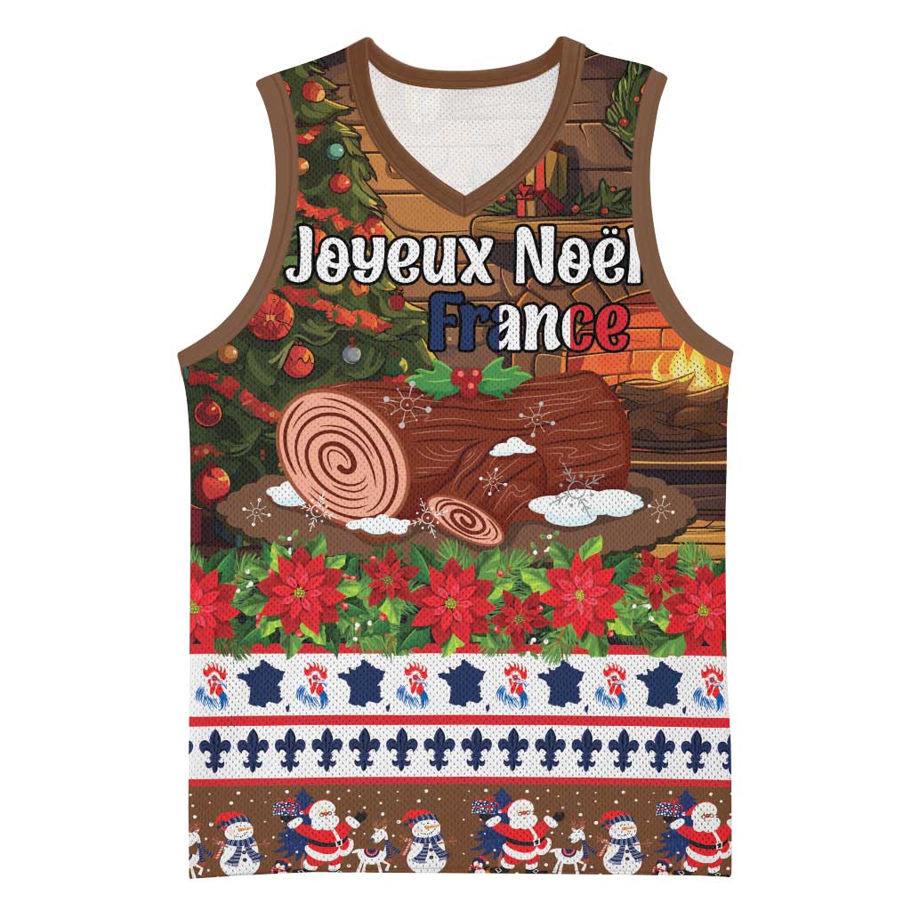 France Christmas Basketball Jersey Buche De Noel - Wonder Print Shop