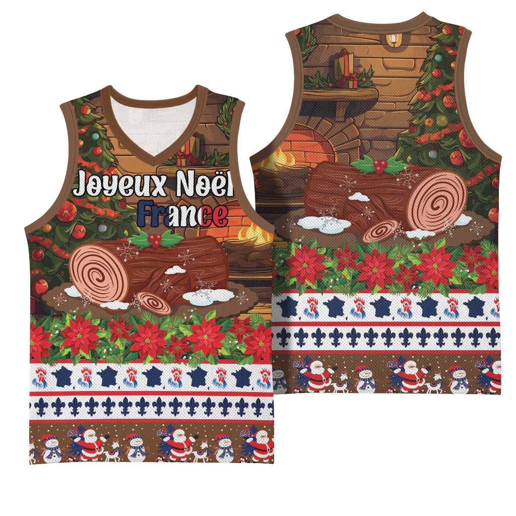 France Christmas Basketball Jersey Buche De Noel - Wonder Print Shop
