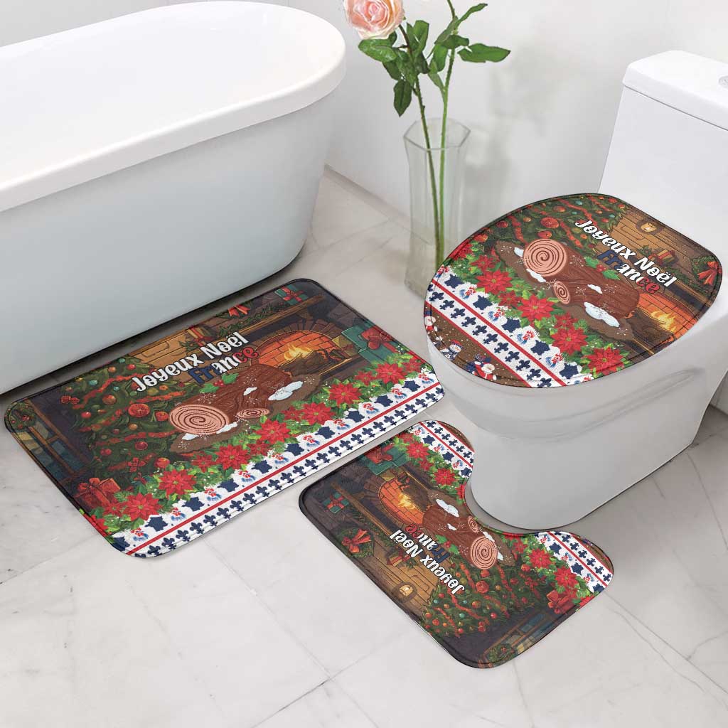 France Christmas Bathroom Set Buche De Noel - Wonder Print Shop