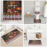 France Christmas Bathroom Set Buche De Noel - Wonder Print Shop