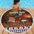 France Christmas Beach Blanket Buche De Noel - Wonder Print Shop