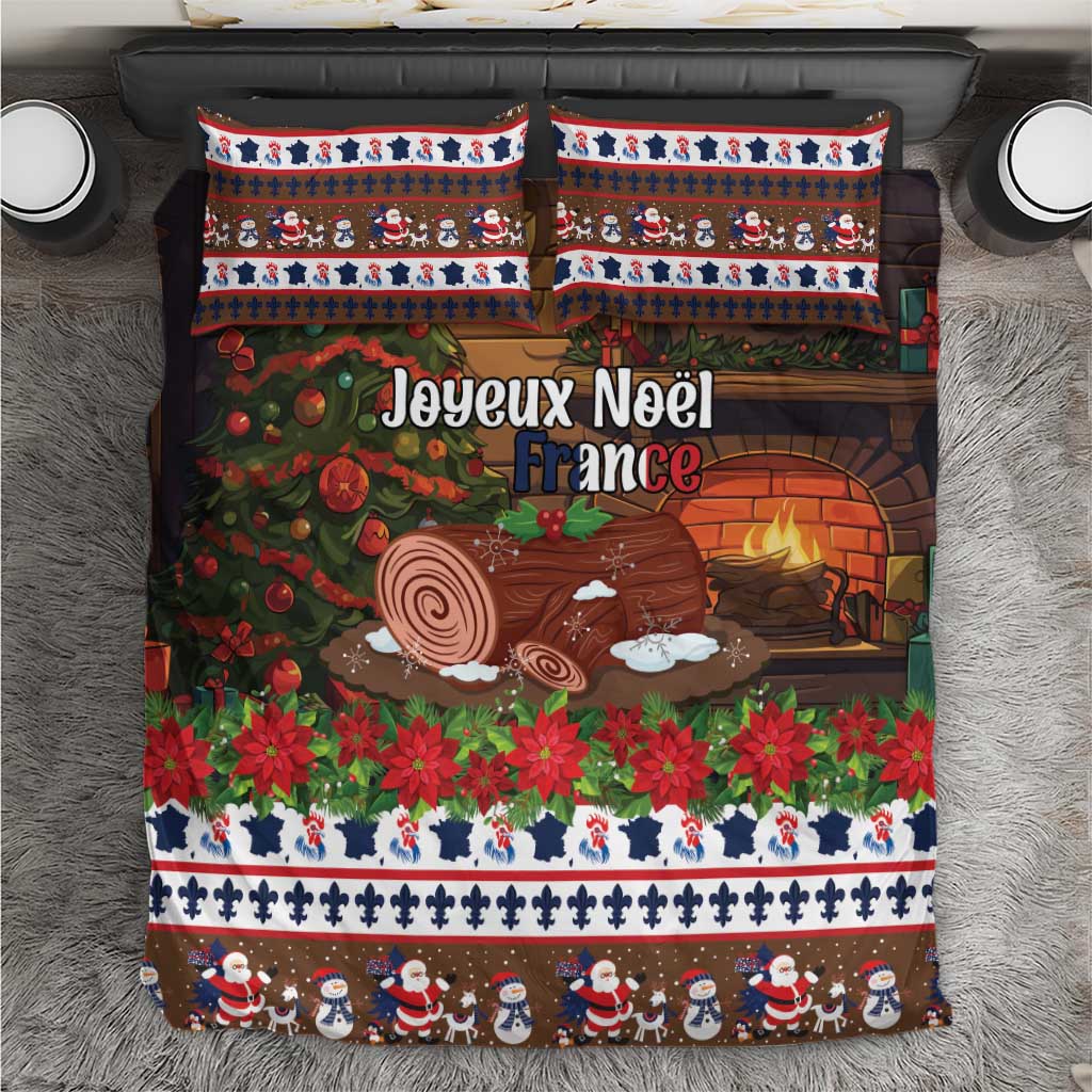 France Christmas Bedding Set Buche De Noel - Wonder Print Shop