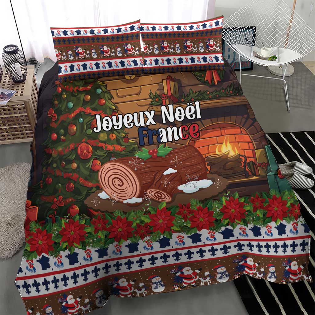 France Christmas Bedding Set Buche De Noel - Wonder Print Shop