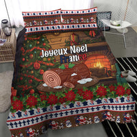 France Christmas Bedding Set Buche De Noel - Wonder Print Shop