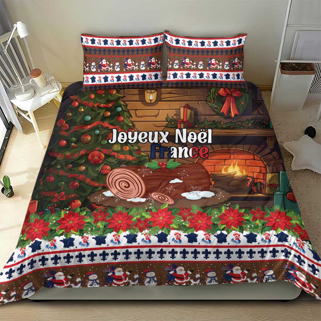 France Christmas Bedding Set Buche De Noel - Wonder Print Shop