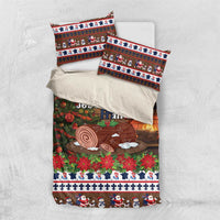 France Christmas Bedding Set Buche De Noel - Wonder Print Shop