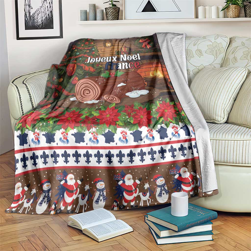 France Christmas Blanket Buche De Noel - Wonder Print Shop