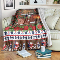 France Christmas Blanket Buche De Noel - Wonder Print Shop