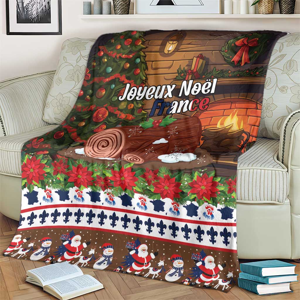 France Christmas Blanket Buche De Noel - Wonder Print Shop