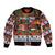France Christmas Bomber Jacket Buche De Noel - Wonder Print Shop