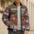 France Christmas Bomber Puffer Jacket Buche De Noel - Wonder Print Shop