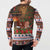 France Christmas Button Sweatshirt Buche De Noel - Wonder Print Shop