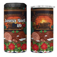 France Christmas 4 in 1 Can Cooler Tumbler Buche De Noel - Wonder Print Shop