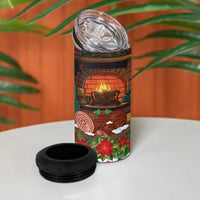France Christmas 4 in 1 Can Cooler Tumbler Buche De Noel - Wonder Print Shop