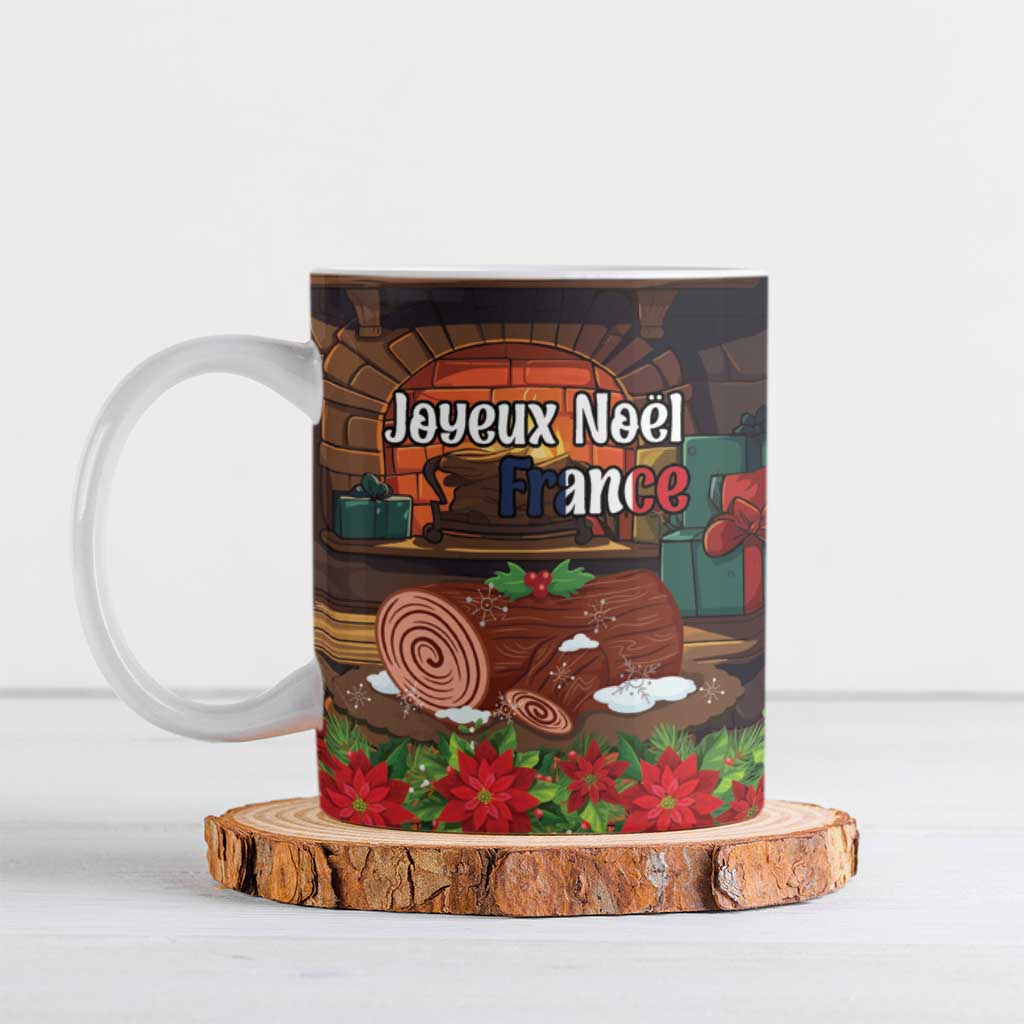 France Christmas Ceramic Mug Buche De Noel - Wonder Print Shop