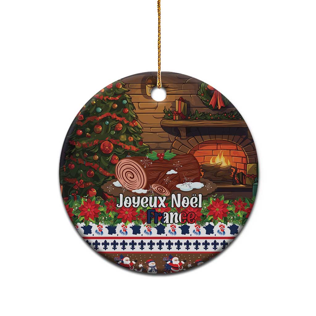 France Christmas Ceramic Ornament Buche De Noel - Wonder Print Shop