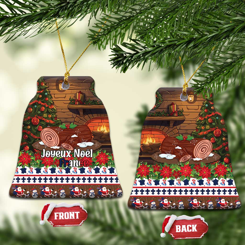 France Christmas Ceramic Ornament Buche De Noel - Wonder Print Shop