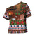 France Christmas Cross Shoulder Shirt Buche De Noel - Wonder Print Shop