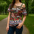France Christmas Cross Shoulder Shirt Buche De Noel - Wonder Print Shop