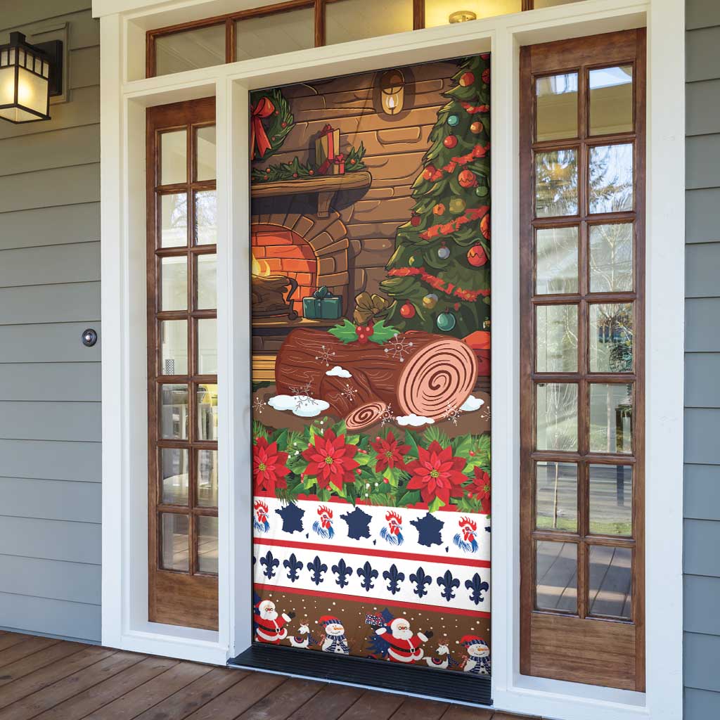 France Christmas Door Cover Buche De Noel - Wonder Print Shop