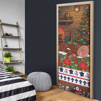 France Christmas Door Cover Buche De Noel - Wonder Print Shop