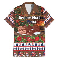 France Christmas Family Matching Mermaid Dress and Hawaiian Shirt Buche De Noel - Wonder Print Shop
