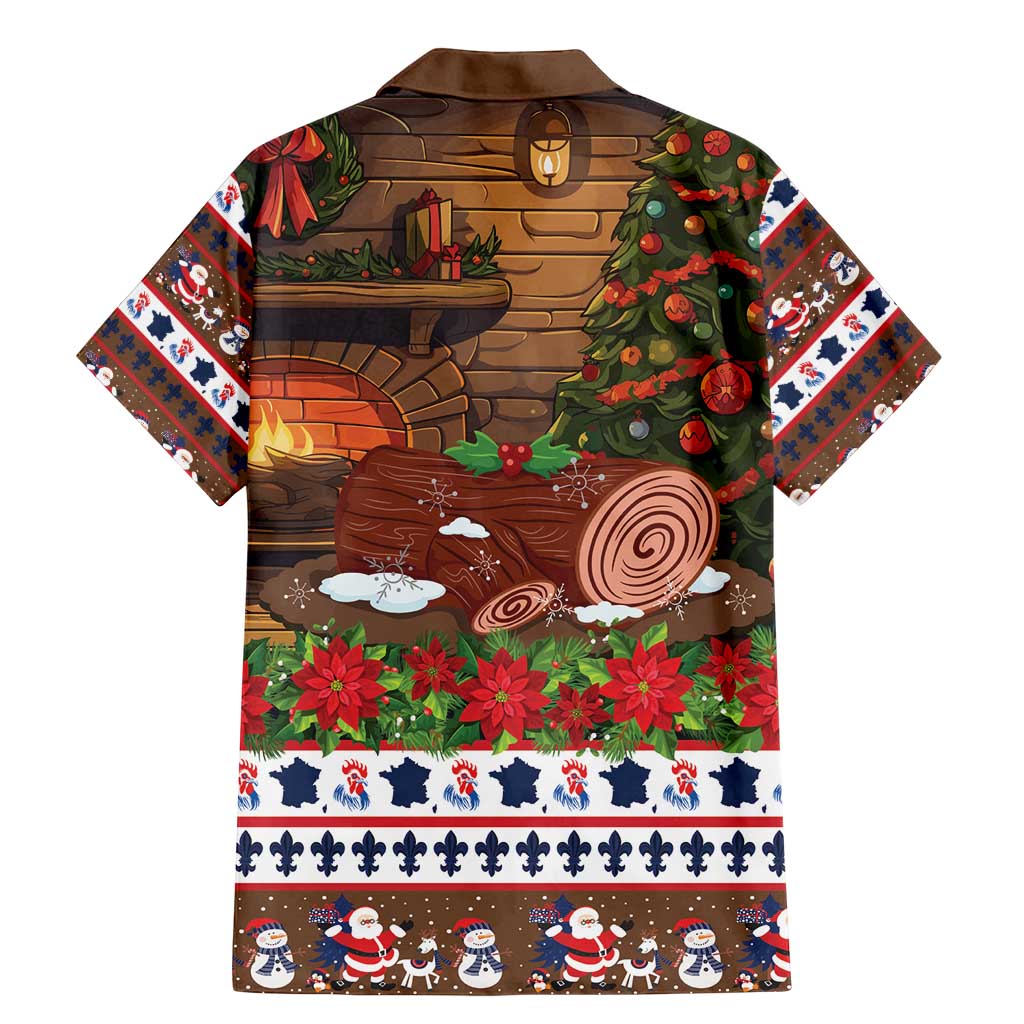France Christmas Family Matching Mermaid Dress and Hawaiian Shirt Buche De Noel - Wonder Print Shop