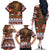 France Christmas Family Matching Off The Shoulder Long Sleeve Dress and Hawaiian Shirt Buche De Noel - Wonder Print Shop