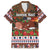 France Christmas Family Matching Off The Shoulder Long Sleeve Dress and Hawaiian Shirt Buche De Noel - Wonder Print Shop