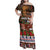 France Christmas Family Matching Off Shoulder Maxi Dress and Hawaiian Shirt Buche De Noel - Wonder Print Shop