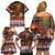 France Christmas Family Matching Off Shoulder Short Dress and Hawaiian Shirt Buche De Noel - Wonder Print Shop