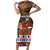 France Christmas Family Matching Short Sleeve Bodycon Dress and Hawaiian Shirt Buche De Noel - Wonder Print Shop