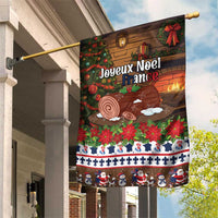 France Christmas Garden Flag Buche De Noel - Wonder Print Shop
