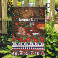 France Christmas Garden Flag Buche De Noel - Wonder Print Shop