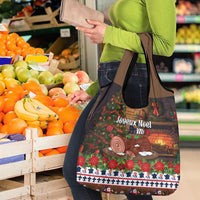 France Christmas Grocery Bag Buche De Noel - Wonder Print Shop