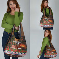 France Christmas Grocery Bag Buche De Noel - Wonder Print Shop