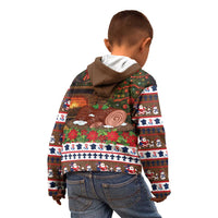 France Christmas Kid Hoodie Buche De Noel - Wonder Print Shop
