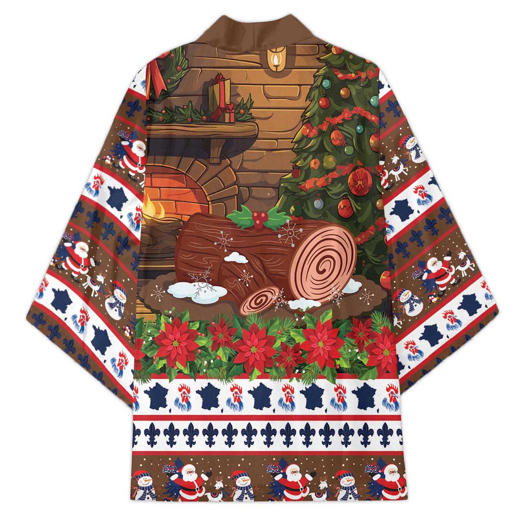 France Christmas Kimono Buche De Noel - Wonder Print Shop