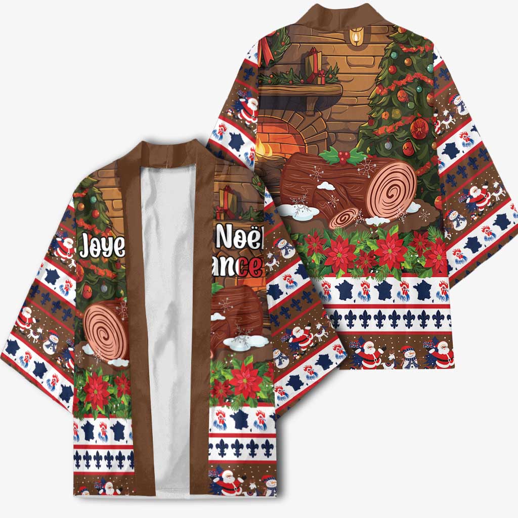 France Christmas Kimono Buche De Noel - Wonder Print Shop