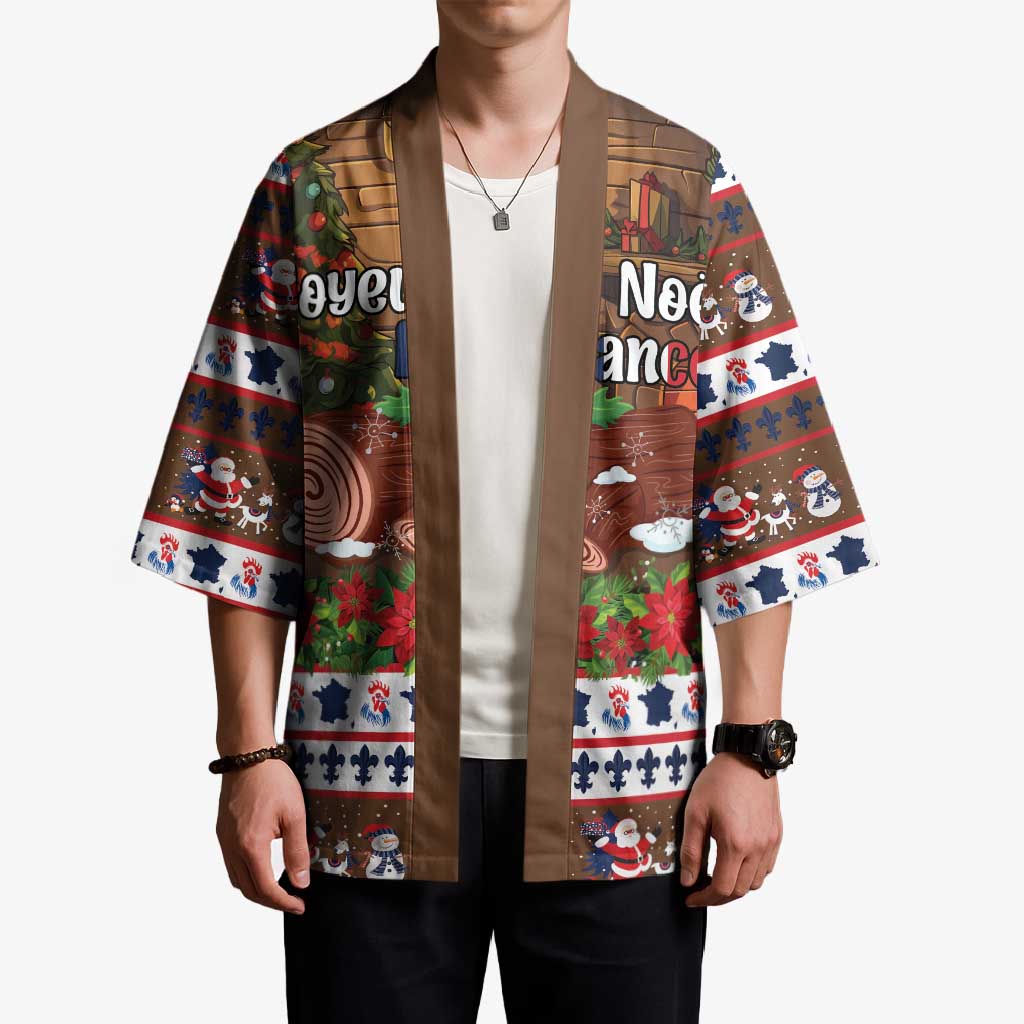 France Christmas Kimono Buche De Noel - Wonder Print Shop