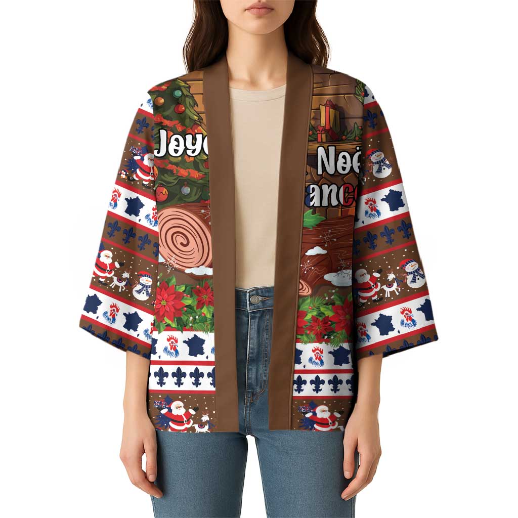 France Christmas Kimono Buche De Noel - Wonder Print Shop